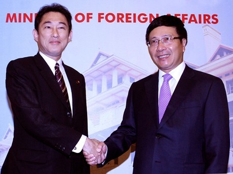 Phó Thủ tướng, Bộ trưởng Bộ Ngoại giao Việt Nam hội đàm với Bộ trưởng Ngoại giao Nhật Bản - ảnh 1